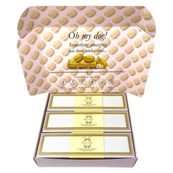 Dog Macaron Combo Gift Pack (flavor: 3 Vanilla)