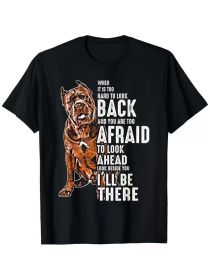 Cane Corso Dog Lover Italian-Inspired Black T-Shirt - 100% Cotton, Comfort Fit with (Color: Black, size: XXXL)